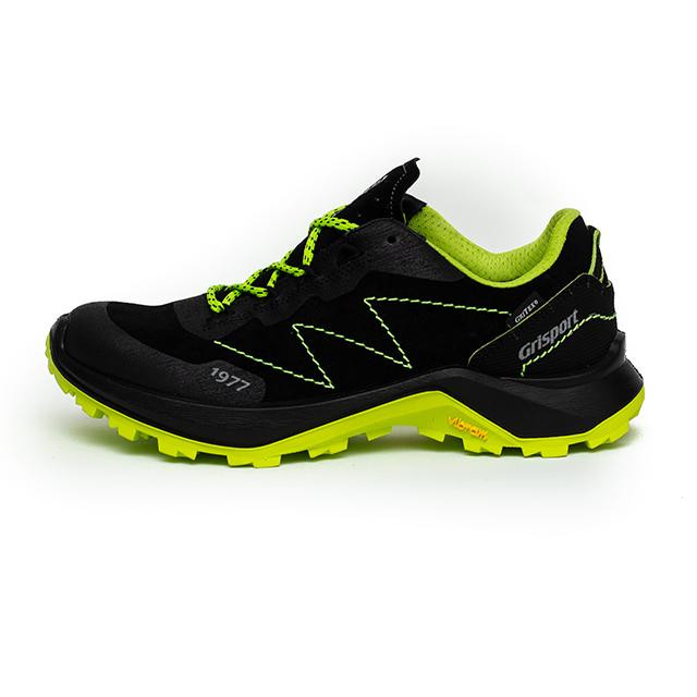 Pantofi Grisport Antipinite Negru - Black/Volt Green - imagine 6